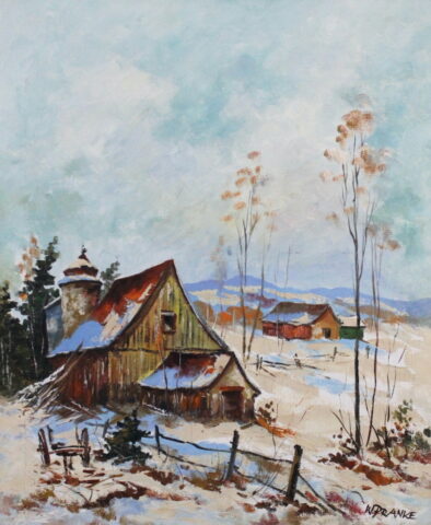 Winter Barn I